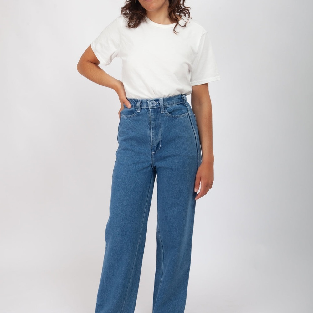 Gravel and Gold Placer Jean in Yuba wash, Size 28